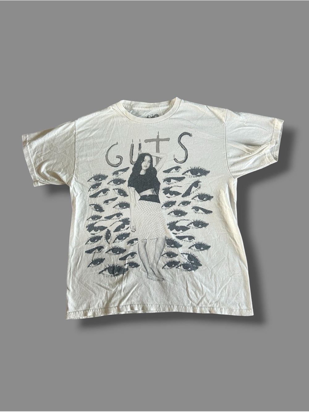 [Olivia Rodrigo] Off White Guts Tee